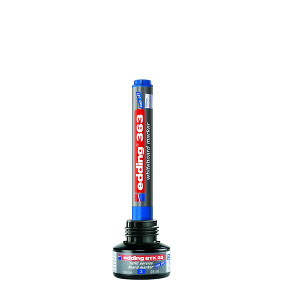 edding BTK 25 Nachfülltinte Whiteboardmarker - grün - 25 ml - mit Tropfendosiersystem, zum schnellen Nachfüllen fast aller edding Whiteboardmarker