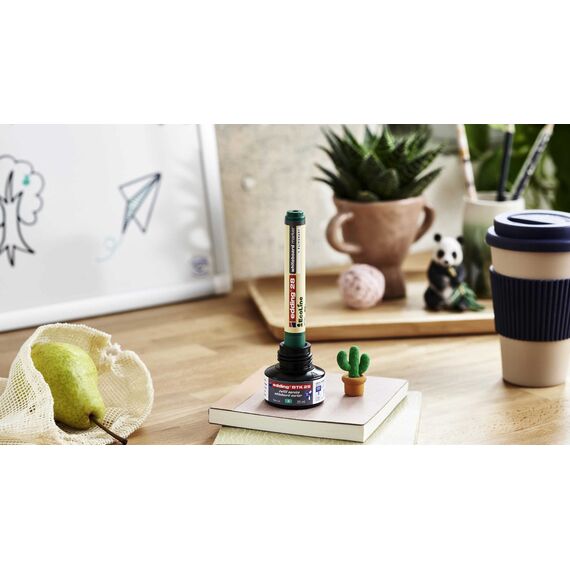 edding BTK 25 Nachfülltinte Whiteboardmarker - grün - 25 ml - mit Tropfendosiersystem, zum schnellen Nachfüllen fast aller edding Whiteboardmarker