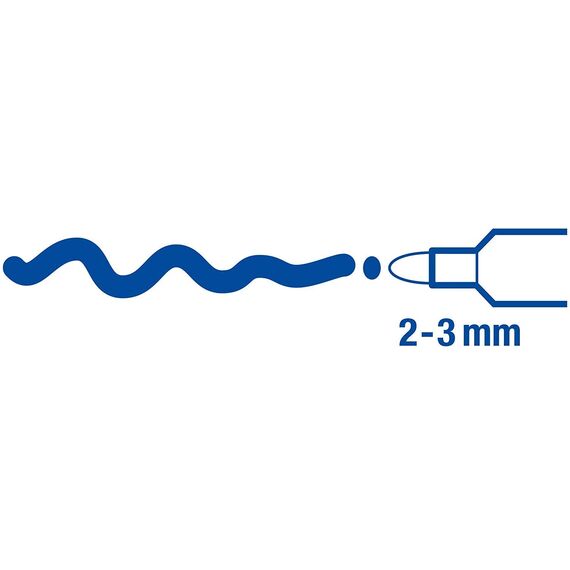 edding 4500 Textilmarker - 10 Farben im Set (Basic) - Rundspitze 2-3 mm - Textilstifte waschmaschinenfest (60 °C) zum Stoff bemalen - Stoffmalstift