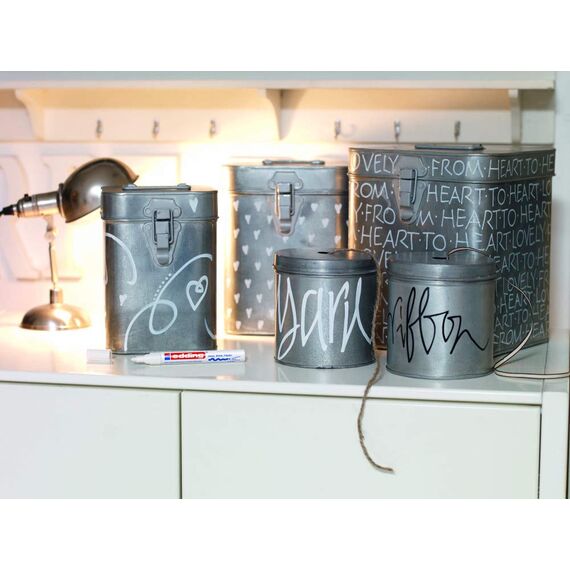 edding 750 Glanzlackmarker - gelb - 10 Lackmarker - Rundspitze 2-4 mm - Lackstift für Glas, Stein, Holz, Kunststoff und Papier - wasserfest, stark deckend