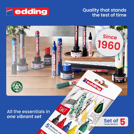 e-4500/5 S textile marker basic colours