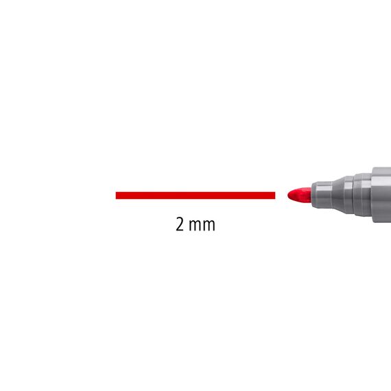 STAEDTLER flipchart Marker Lumocolor, farbintensive, schnelltrocknende, geruchsarme Tinte, schlägt nicht durch Papier durch, 4 flipchart Marker in aufstellbarer Box, 356 WP4-1