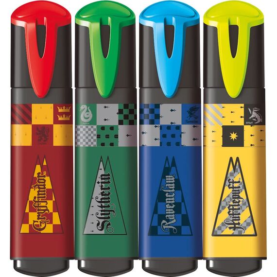 Maped - Textmarker, Markierstift HARRY POTTER - x4 Marker, Mehrfarbig, 740701