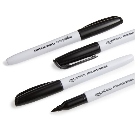 Amazon Basics Permanent Marker, 24 Stück, 1er-Packung, Sortiert