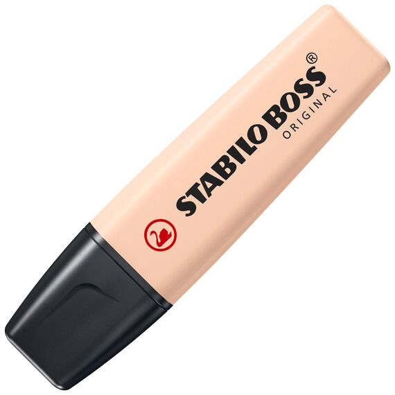 STABILO - Textmarker - BOSS ORIGINAL NatureCOLORS - 4er Pack - beige, warmgrau, grünerde, schwarz