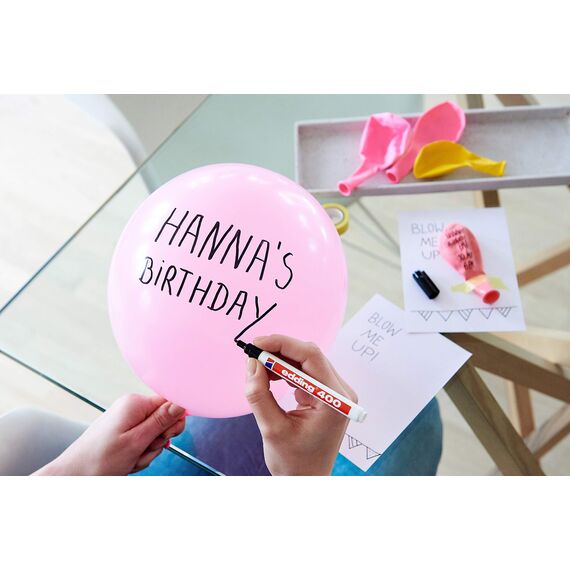 edding 400 Permanentmarker - hellblau - 10 Stifte - feine Rundspitze 1 mm - wasserfest, schnell-trocknend - wischfest - für Karton, Kunststoff, Holz, Metall, Glas