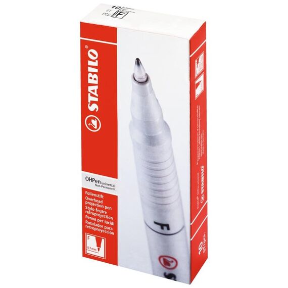 STABILO - Folienstift - OHPen universal - wasserlöslich fein - 10er Pack - grün