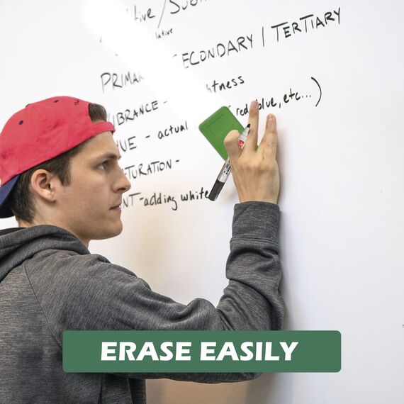 ABEIER Whiteboard Marker, Marker Stifte,Trocken Abwischbar, Rundspitze 3mm,4 Farben Whiteboard Stifte Rundspitze Set Perfekt für Zuhause Büro(4 Stück)