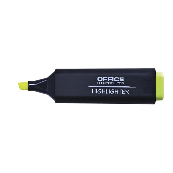 OFFICER PRODUCTS PRODUCTS Textmarker Leuchtend 10er Pack Farbe: Gelb/Highlighter Textliner Die Ungiftige Tinte, Keilspitze Leuchtfarben Hohe Qualität/Strichstärke 1-5mm, 17055211-06