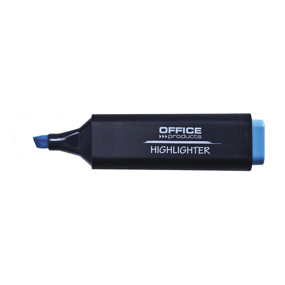 OFFICER PRODUCTS PRODUCTS Textmarker Leuchtend 10er Pack Farbe: Blau/Highlighter Textliner Die Ungiftige Tinte, Keilspitze Leuchtfarben Hohe Qualität/Strichstärke 1-5mm, 17055211-01