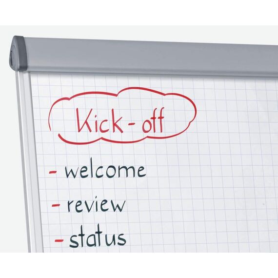 edding 383 Flipchart-Marker - blau - 10 Stifte - Keilspitze 1-5 mm - Stift zum Schreiben, Zeichnen und Markieren auf Flipcharts - Tinte schlägt nicht durch Papier - trocknet nicht aus - farbintensiv