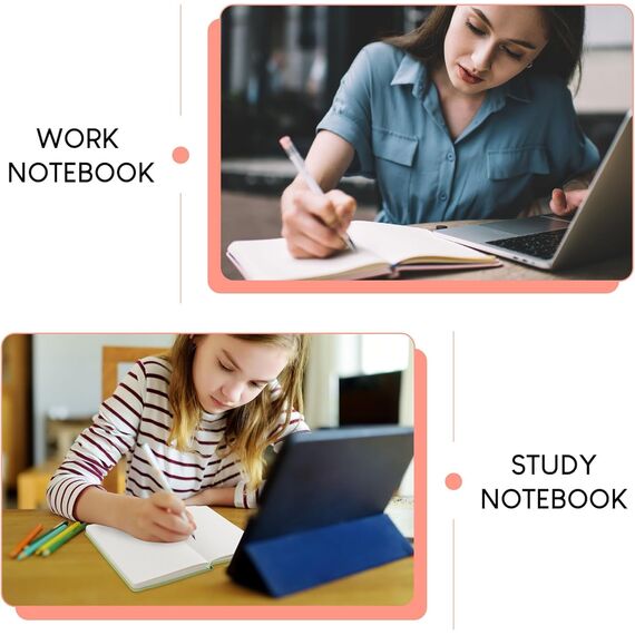 STATIONERY ISLAND Notizbuch A5 Liniert, Journal Hardcover mit 120 g/m² Dickem Papier, 180 Seiten Tagebuch, Notebook a5 für Mädchen, Reisetagebuch, Planen, Lernen, Schreiben