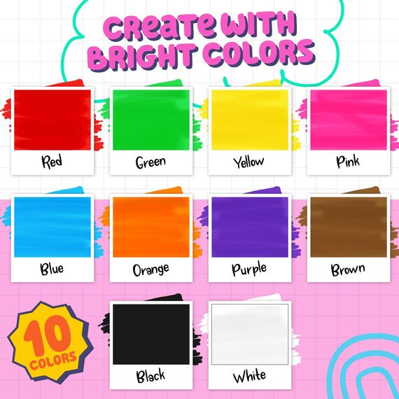 Chalkola Kreidestifte für Tafel Abwaschbar, 10 Kreidestifte Neon 10 mm 3-in-1-Breitspitze - Kreide Stift für Fenster, Tafel, Whiteboard & als Glasstift - Chalk markers für Erwachsene & Kinder
