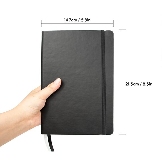 STATIONERY ISLAND Notizbuch A5 Blanko, Journal Hardcover mit 120 g/m² Dickem Papier, 180 Seiten Tagebuch, Notebook a5 für Mädchen, Reisetagebuch, Planen, Lernen, Schreiben