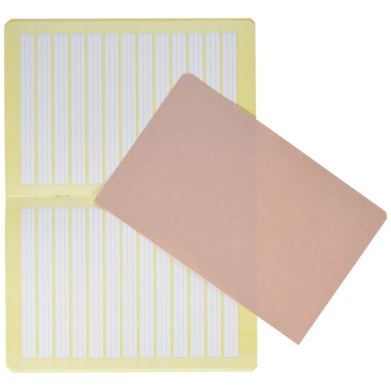 herlitz Schulheft x.book A5, Lineatur 2, 2. Klasse, liniert, farbig hinterlegt, 32 Blatt, 1 Stück