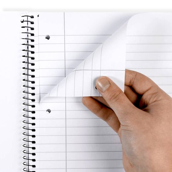 Herlitz Collegeblock x.book A4, liniert, 160 Seiten, Rand innen, 5 Stück