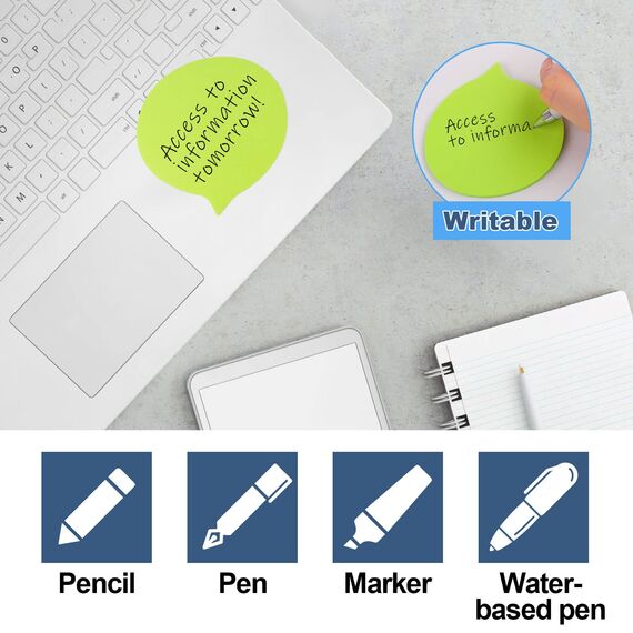 480 Blätter Sticky Notes, Haftnotizen Klebezettel, Pastell Haftnotizen Lustig, Haftnotizen Kinder, Notizblöcke Linierte Notizzettel, Stationery Aesthetic für Planer Erinnerung Büro Zuhause Schule