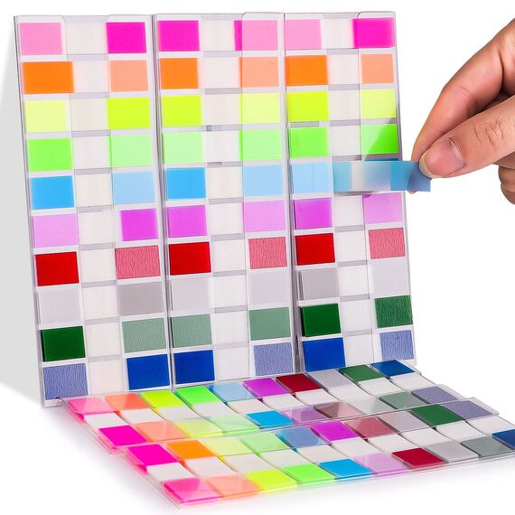 1000 Blätter Sticky Notes Transparent, Haftnotizen Klebezettel, Praktischen Book Tabs, Page Marker, Klein Klebezettel, Seitenmarker für Schreibwaren Aesthetic, Studieren, Büro Index Small Flags