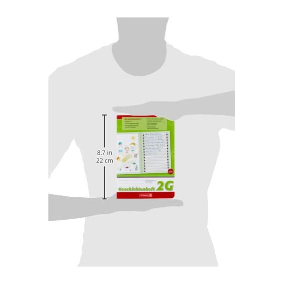 BRUNNEN Geschichtenheft | A5, Lineatur 2G, 16 Blatt, grün