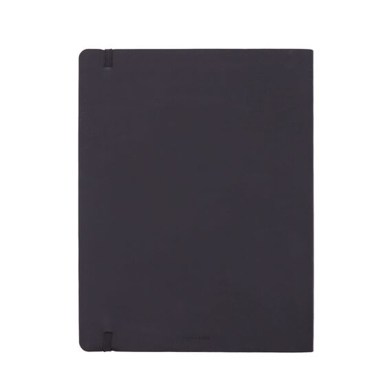 Amazon Basics Notizbuch, nicht liniert, Softcover, XL-Format, 25 x 20 cm, Schwarz