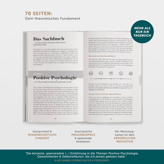 6-Minuten® Tagebuch für Erwachsene 2026 (Das Original) – Mehr Achtsamkeit, Selbstliebe & Resilienz – Dankbarkeitstagebuch, Journal Buch – in 22 Sprachen übersetzt