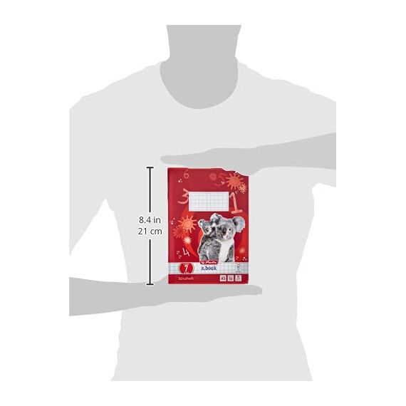 herlitz Schulheft x.book A5, Lineatur 7, 1. und 2. Klasse, 16 Blatt, 10 Stück