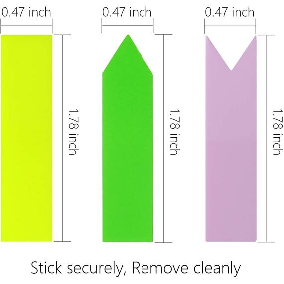 OWLKELA Haftstreifen 1420 Stück, Klebezettel,Pfeilflaggen-Tabs selbstklebend, Haftnotizen zum Markieren und Hervorheben von Seiten [3 Designs, 10 Farben] Schreibbar, Repositionierbar