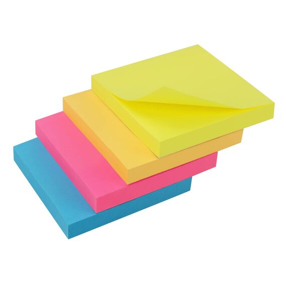 OWLKELA 400 Stück Haftnotizen Klebezettel, Notiz Klebezettel, Sticky Notes Pastell zum Markieren und Hervorheben von Seiten, Schreibbar, Repositionierbar Fläche/Einheit