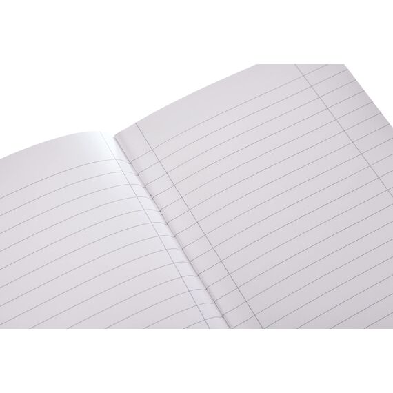 herlitz Schulheft x.book A5, Lineatur 27, ab der 5. Klasse, liniert mit beidseitigem Rand, 16 Blatt, 10 Stück