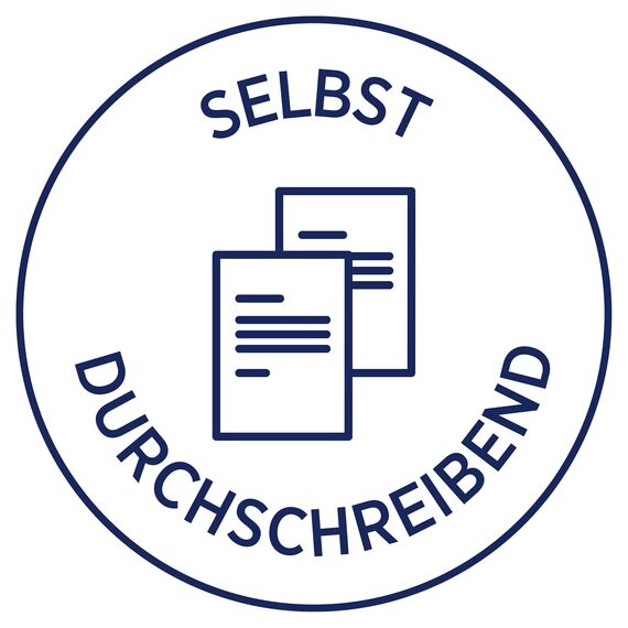 AVERY Zweckform 1756 Kassenbuch (A4, 2x40 Blatt, selbstdurchschreibend, nach Steuerschiene 300, EDV-gerechte Datenerfassung, von Rechtsexperten geprüft, für DE, ordnungsgemäße Buchführung) weiß/gelb