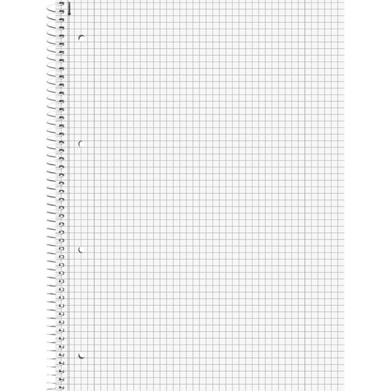 Collegeblöcke Student A4 Lineatur 27, liniert 80 Blatt + 5 Brunnen Collegeblöcke 28 kariert , weiß