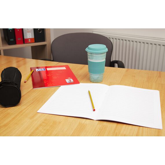 Oxford Schulheft A4, 16 Blatt, Lineatur 3, liniert, 15 Stück