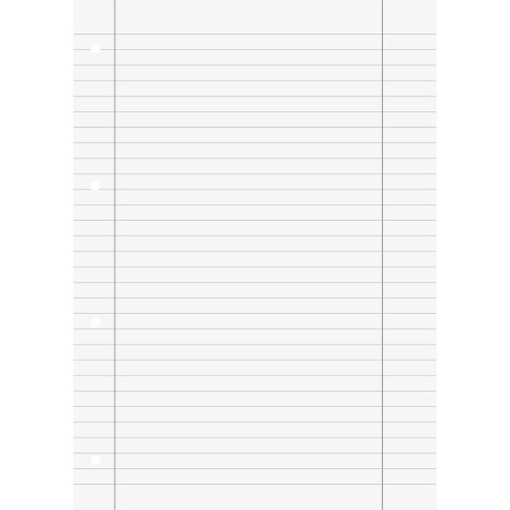 BRUNNEN Schulblock Premium | A4, Lineatur 27, 50 Blatt, blau