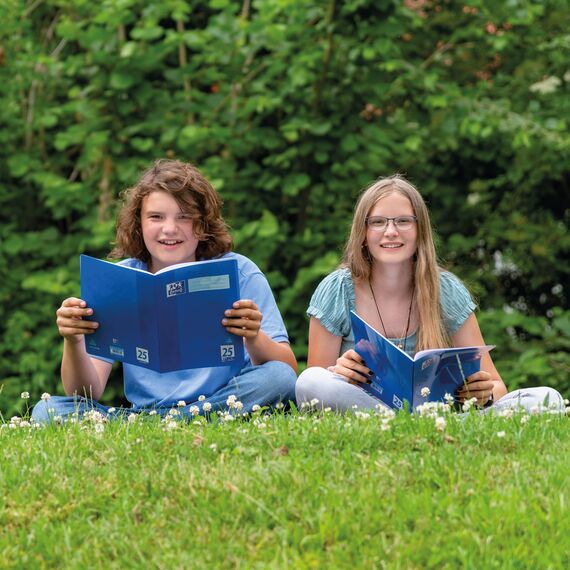 Oxford Schulheft A4, 16 Blatt, Lineatur 25, liniert, 15 Stück