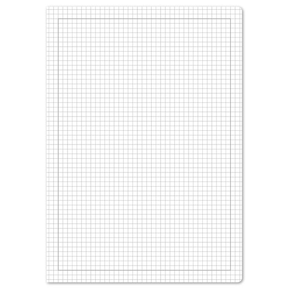 Staufen Green Heft - DIN A4, Lineatur 40 (5mm kariert mit Umrandung), 16 Blatt, 90g/m² Recyclingpapier, runde Ecken verhindern „Eselsohren“, 4 verschiedene Motive (keine Auswahl möglich), 1 Stück