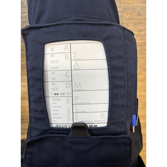 10x Hosenblock für den Rettungsdienst mit ABCDE-Schema – Kompakte Blöcke im DIN A6-Format | Klar strukturiert für schnelle Dokumentation | Paket mit 10 Blöcken | Ideal für Notfalleinsätze