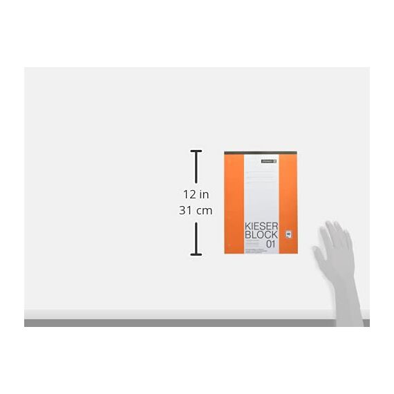 Brunnen 1042941 KIESER-Block Lineatur 1 (A4, 50 Blatt, gelocht, 80 g/m², Klasse 1) (Packung mit 2)