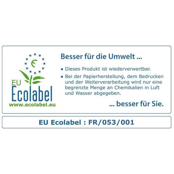 Landré Notiz-Block ohne Deckblatt A4 kariert, 50 Blatt, 70 g/m², 10 Stück