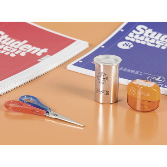 BRUNNEN Collegeblock Student Linkshänder | A4, Lineatur 28, 80 Blatt, rot