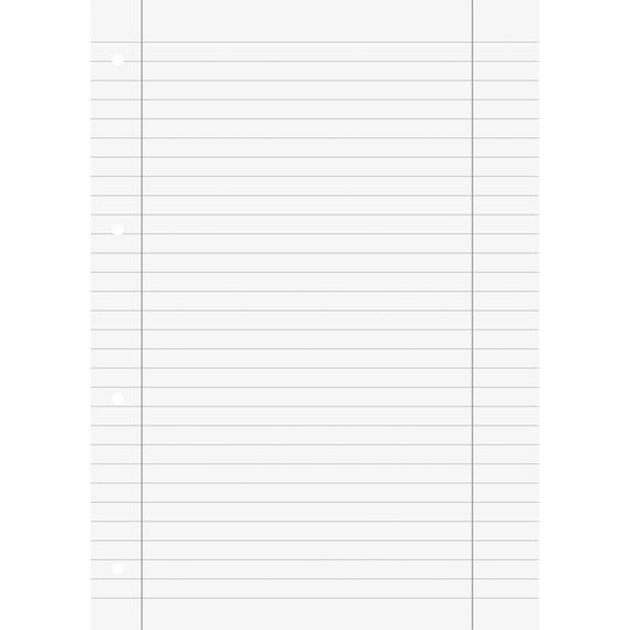 Brunnen Schulblock A4 Lin27 50Bl, 1 stück (1er Pack)