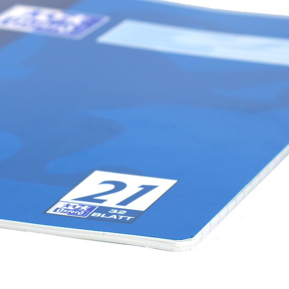 Oxford Schulheft A4, 32 Blatt, Lineatur 21, liniert, 10 Stück