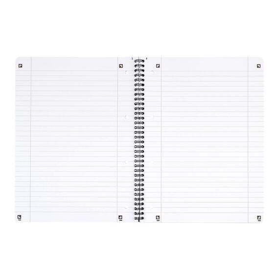 Oxford Touch Collegeblock A4 liniert, mit Doppelrand, 80 Blatt, aqua, 3 Stück