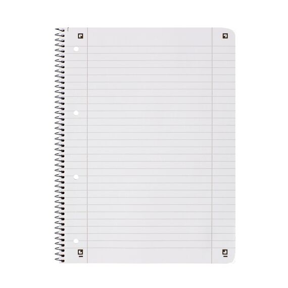 Oxford TOUCH A4+ Collegeblock, 80 Blatt, OPTIK PAPER+®, Doppelspirale, Mikroperforation, scribzee kompatibel (grasgrün | liniert)