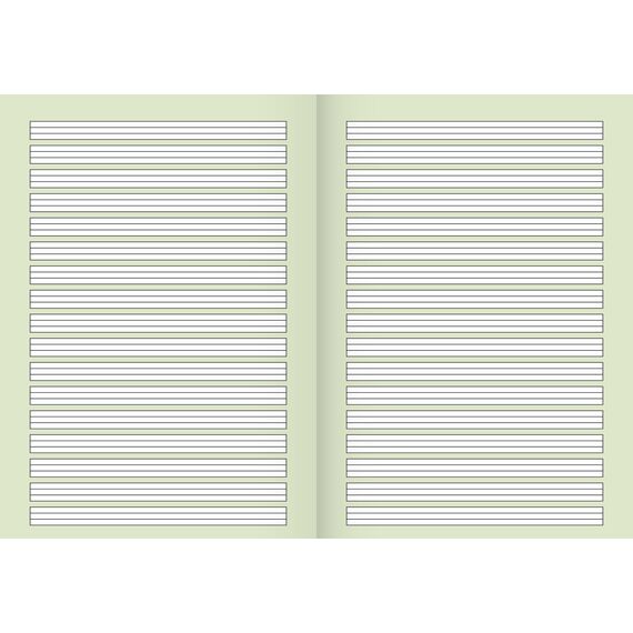 BRUNNEN Schulheft | A4, Lineatur 2, 32 Blatt, mehrfarbig