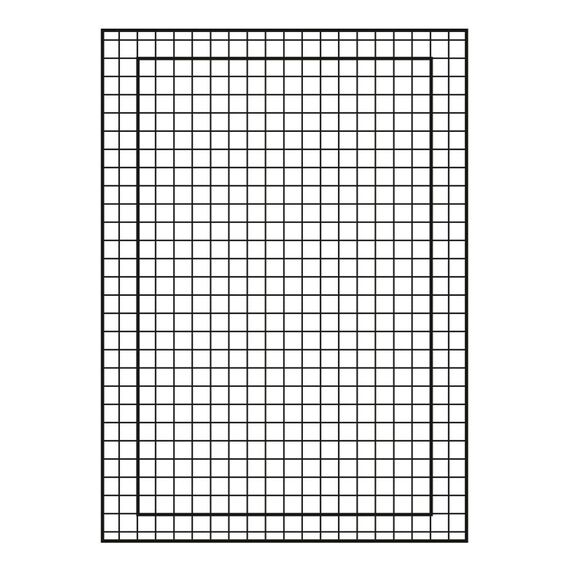 Oxford Schulheft A4, 32 Blatt, Lineatur 40, kariert mit Rahmen, 10 Stück