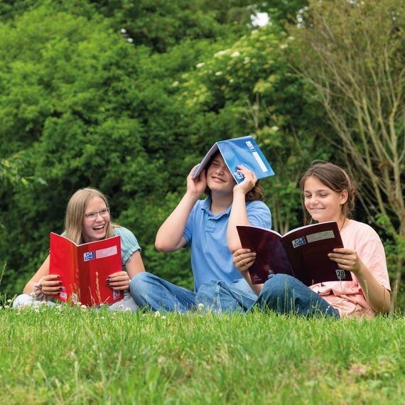 Oxford Schulheft A4, 32 Blatt, Lineatur 28, kariert , 10 Stück