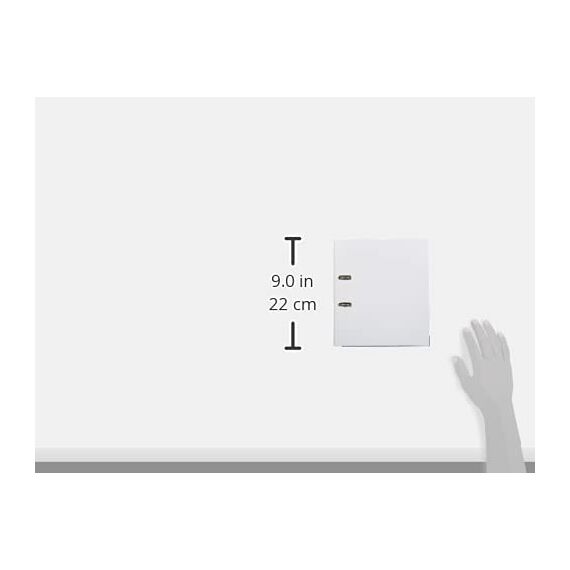 herlitz Ordner A4 maX.file protect, A4, 8 cm Rückenbreite, Weiß, Einsteckrückenschild, Kantenschutz, 1 Stück