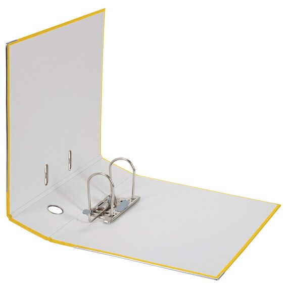 Original Falken 10er Pack PP-Color Kunststoff-Ordner. Made in Germany. 8 cm breit DIN A4 Vegan farbig sortiert zu je 2x schwarz, blau, rot, gelb, grün Aktenordner Briefordner Büroordner