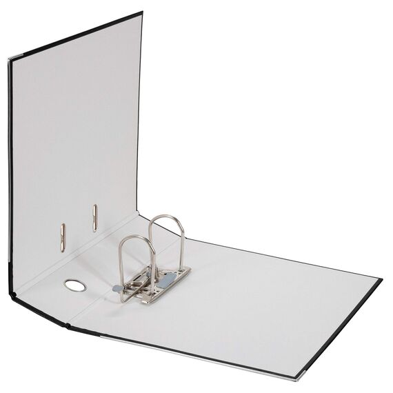 Original Falken 10er Pack PP-Color Kunststoff-Ordner. Made in Germany. 5 cm breit DIN A4 schwarz Vegan Ringordner Aktenordner Briefordner Büroordner Plastikordner Schlitzordner