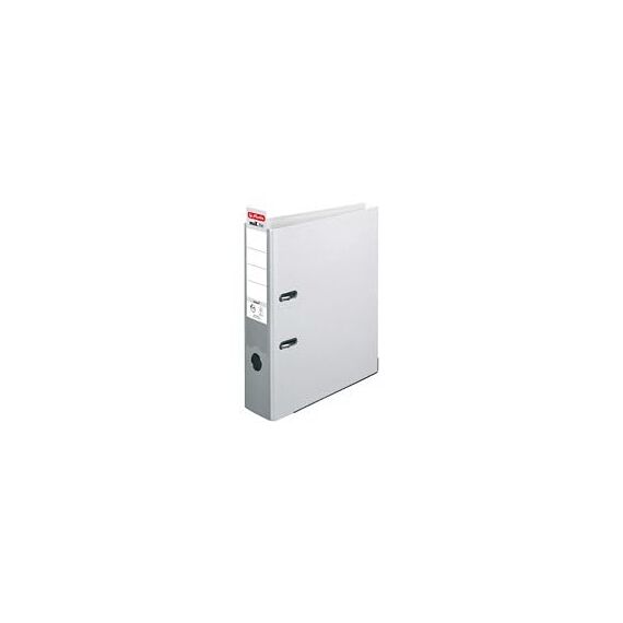Herlitz 5480900 Ordner maX.file protect A4 (8 cm mit Einsteckrückenschild), grau, 1 Stück